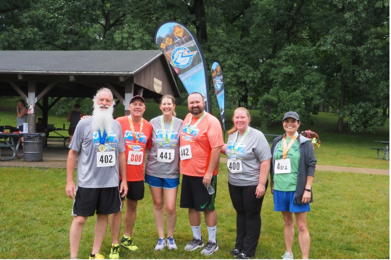 Group of Runners in the Trail Town 5k & 10k